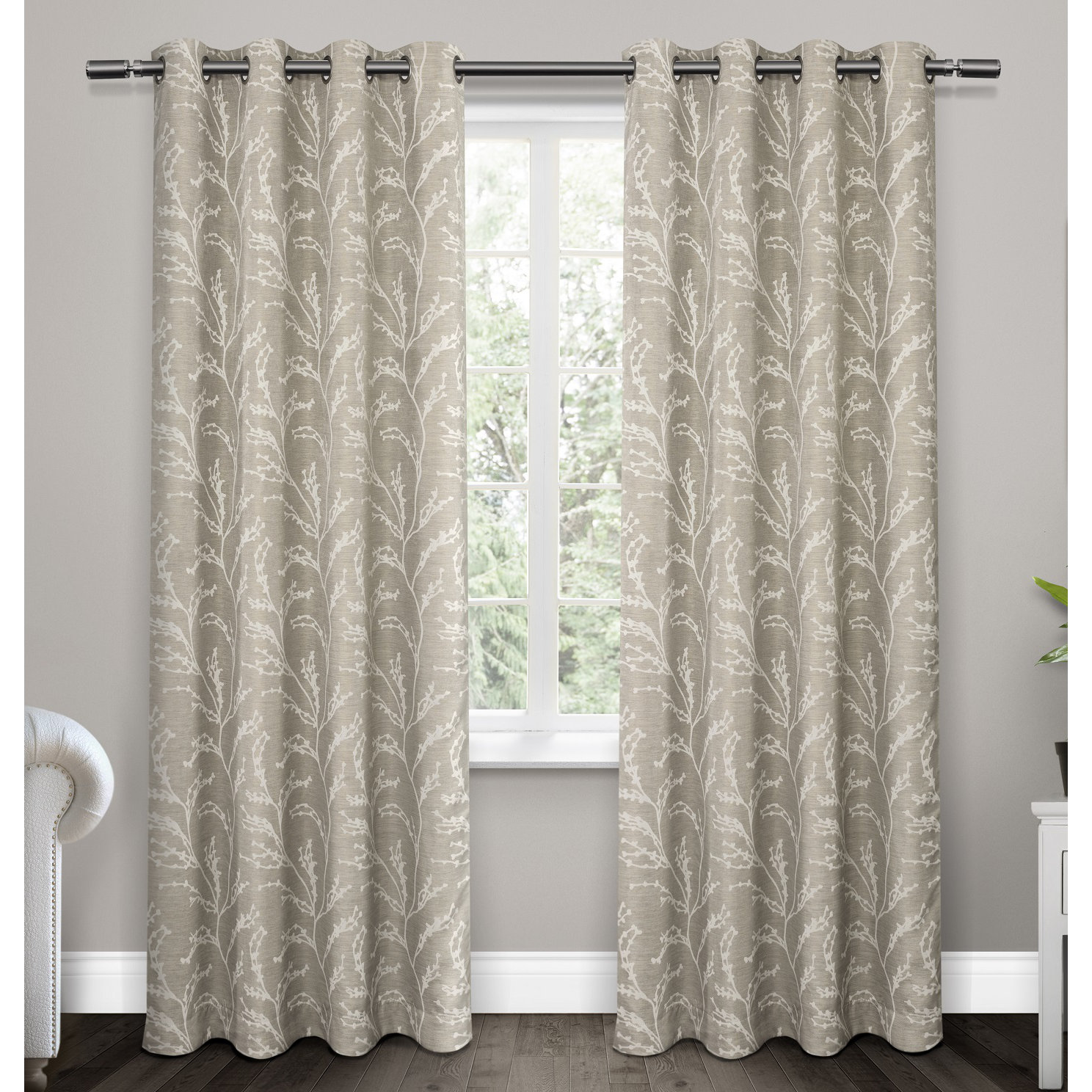 Laurel Foundry Modern Farmhouse Baillons Nature/Floral Blackout Thermal